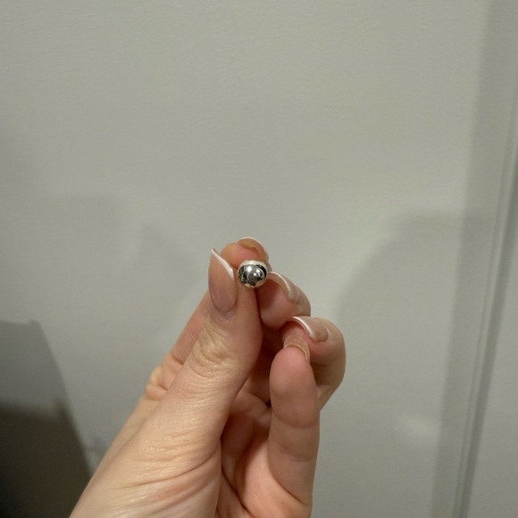 Brilliant Earth Silver Ball Stud Earrings - Picture 3 of 4